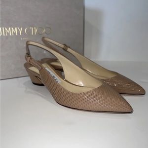 Jimmy Choo Gemma Heels Nude Size 35/ 5